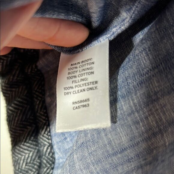 1901 Gray Quilted Insulated Vest - Picture 8 of 8